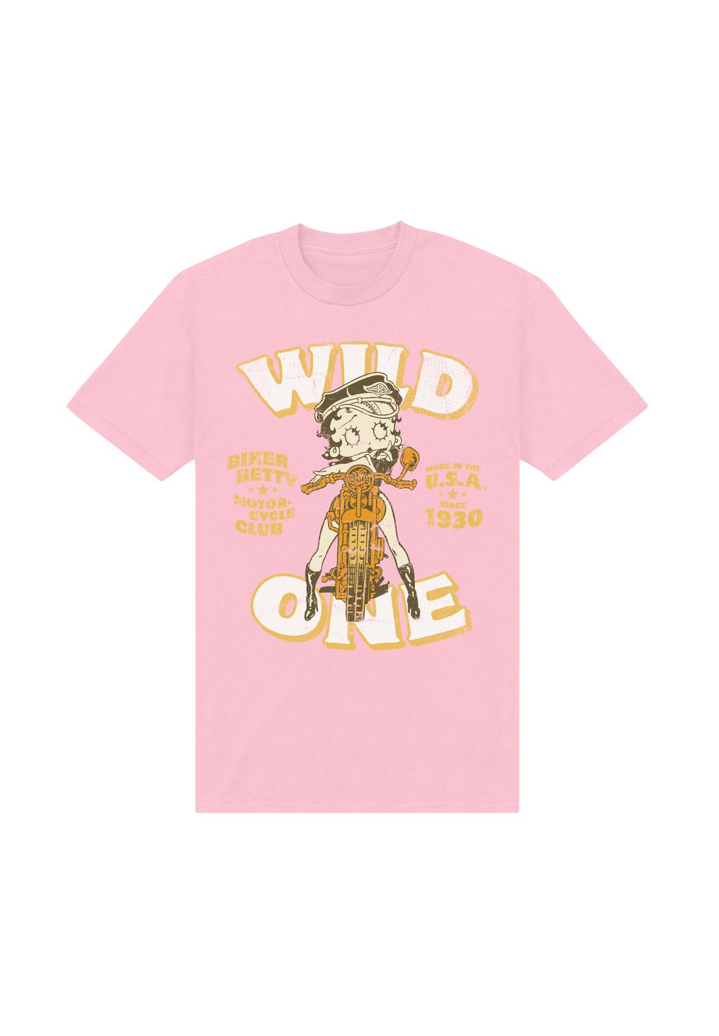 Футболка с принтом BETTY BOOP WILD ONE MADE IN THE USA Henry Tiger, светло-розовый
Футболка с принтом BETTY BOOP WILD ONE MADE IN THE USA Henry Tiger, светло-розовый