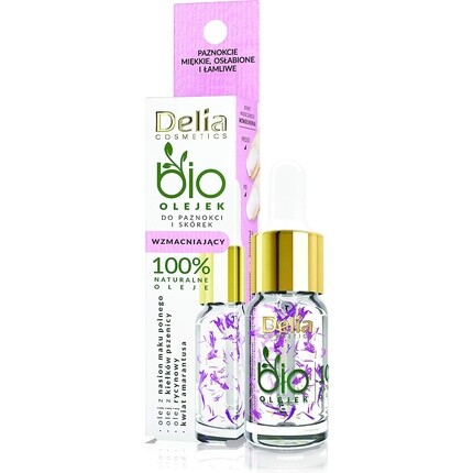 Укрепляющее биомасло для ногтей и кутикулы 11 мл - Цветок Амаранта, Delia Cosmetics 
Укрепляющее биомасло для ногтей и кутикулы 11 мл - Цветок Амаранта, Delia Cosmetics