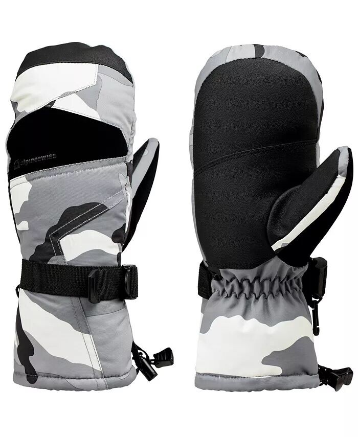 Мужские водонепроницаемые лыжные варежки 3M Thinsulate, зимние спортивные перчатки для снега Alpine Swiss, зеленый
Мужские водонепроницаемые лыжные варежки 3M Thinsulate, зимние спортивные перчатки для снега Alpine Swiss, зеленый