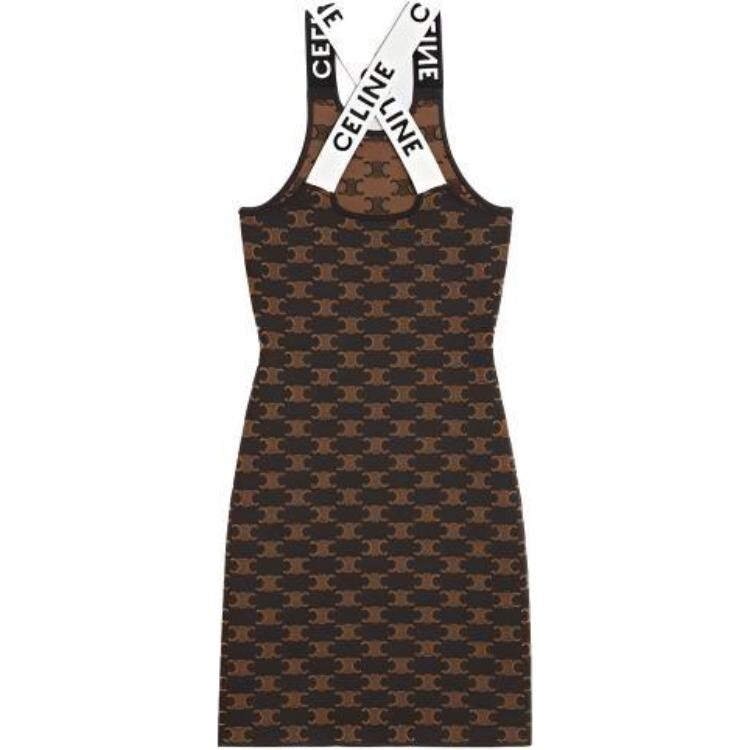 Платье женское Celine без рукавов, коричневый
Платье женское Celine без рукавов, коричневый