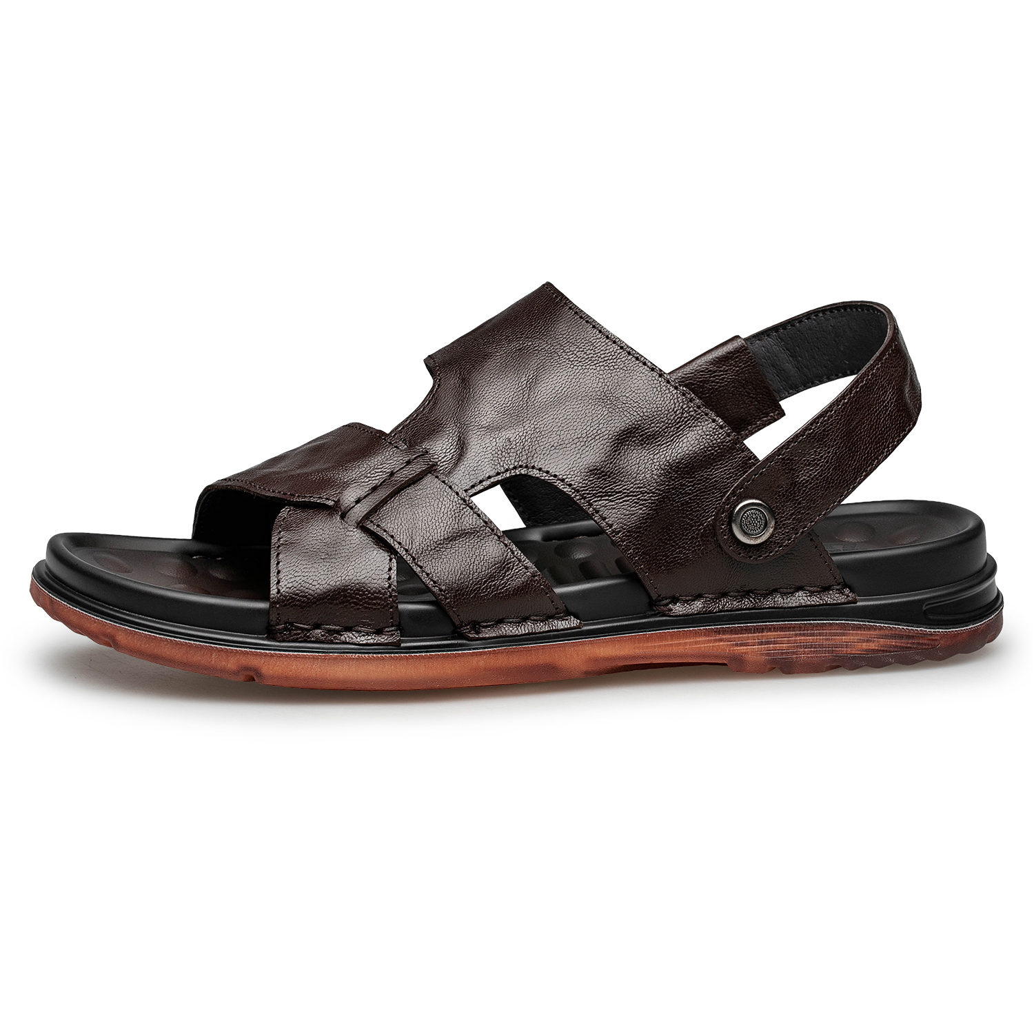 ZRO Пляжные шлепанцы мужские черно-коричневые
ZRO Пляжные шлепанцы мужские черно-коричневые