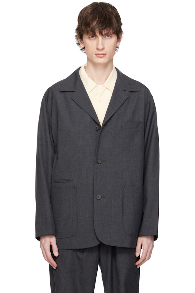 Английский шерстяной пиджак на 3 пуговицах Document, серый
Английский шерстяной пиджак на 3 пуговицах Document, серый