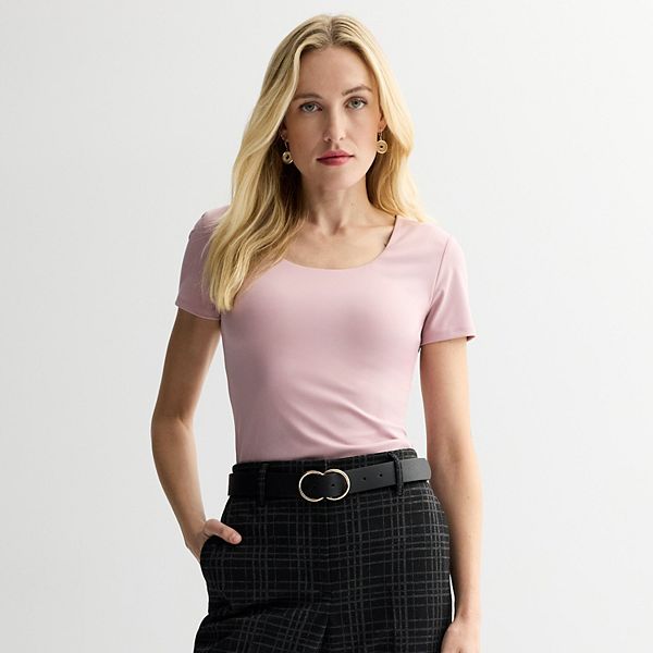 Женский топ с коротким рукавом и круглым вырезом Nine West, Washed Grape
Женский топ с коротким рукавом и круглым вырезом Nine West, Washed Grape