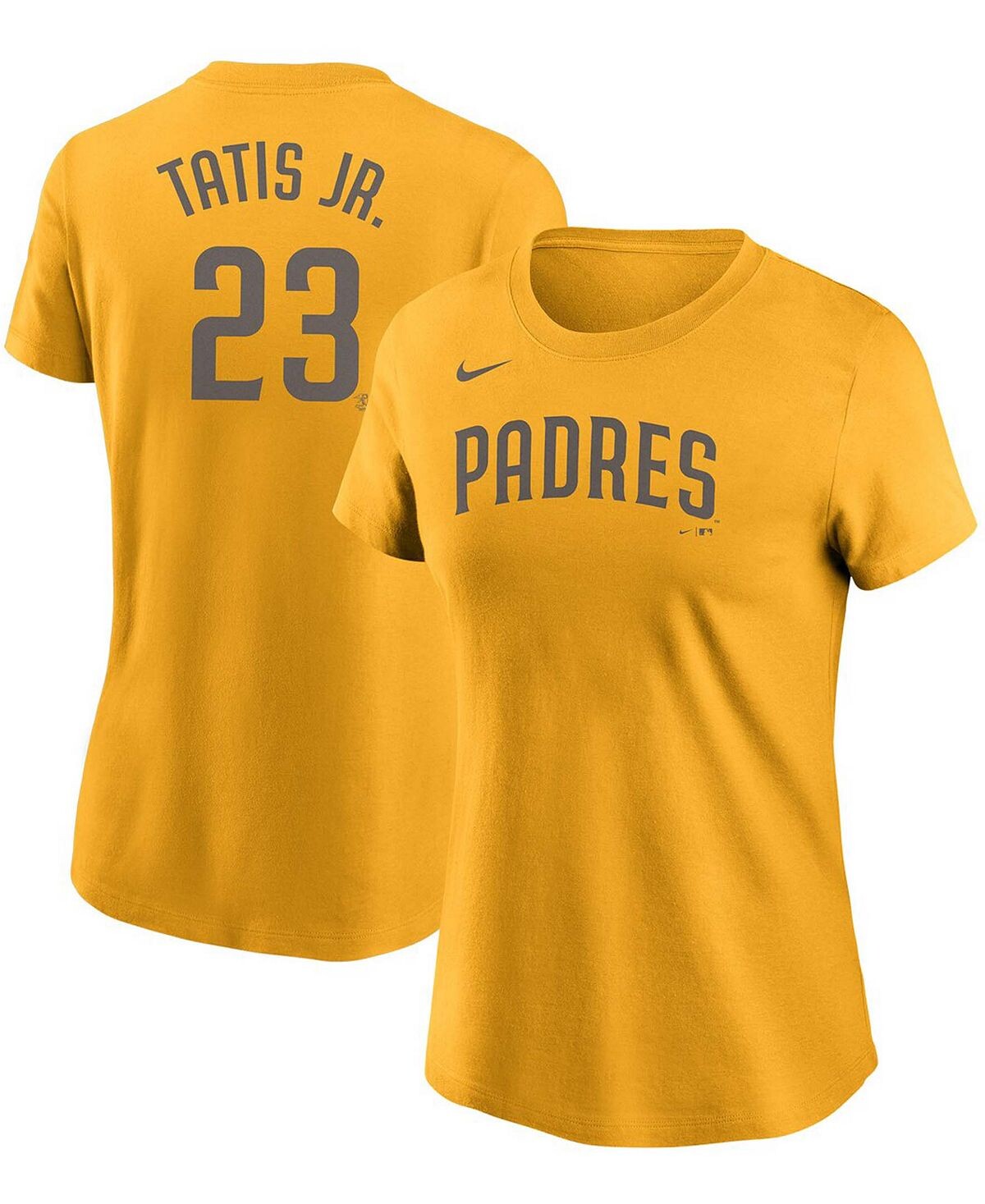 Женская золотистая футболка Fernando Tats Jr. San Diego Padres с именем и номером Nike, золотой, Желтый, Женская золотистая футболка Fernando Tats Jr. San Diego Padres с именем и номером Nike, золотой
Женская золотистая футболка Fernando Tats Jr. San Diego Padres с именем и номером Nike, золотой, Желтый, Женская золотистая футболка Fernando Tats Jr. San Diego Padres с именем и номером Nike, золотой
