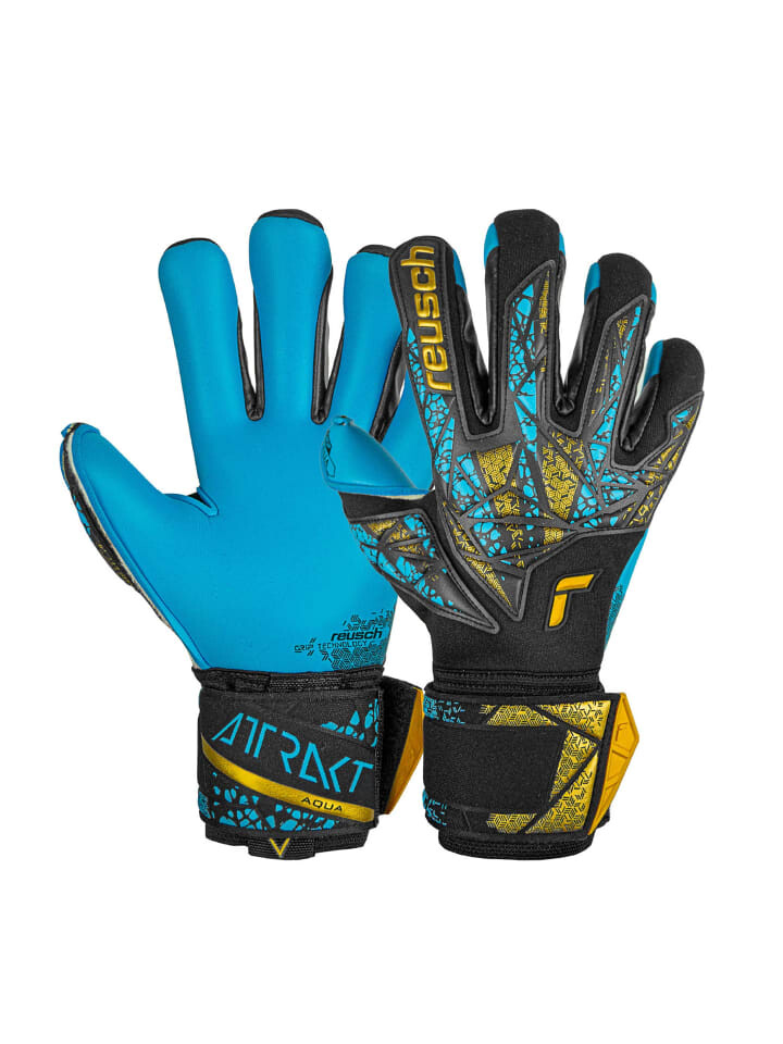 Перчатки Reusch, цвет 7714 black/gold/aqua
Перчатки Reusch, цвет 7714 black/gold/aqua