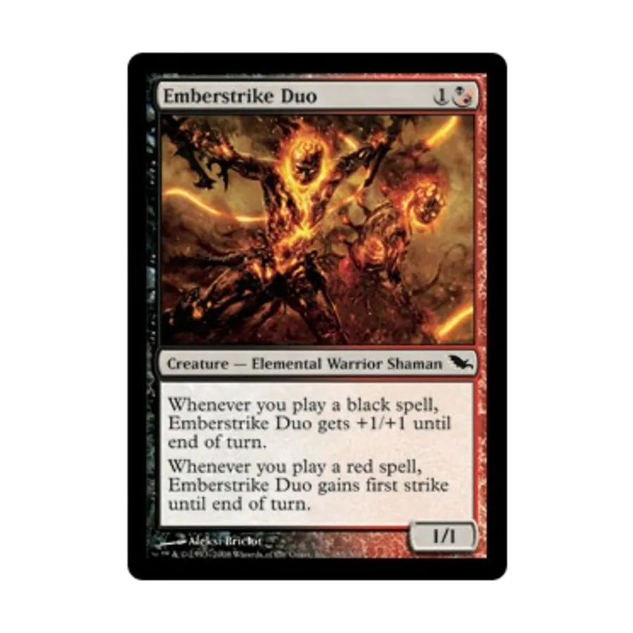 CCG Эмберстрайк Дуэт (К), MTG - Shadowmoor
CCG Эмберстрайк Дуэт (К), MTG - Shadowmoor