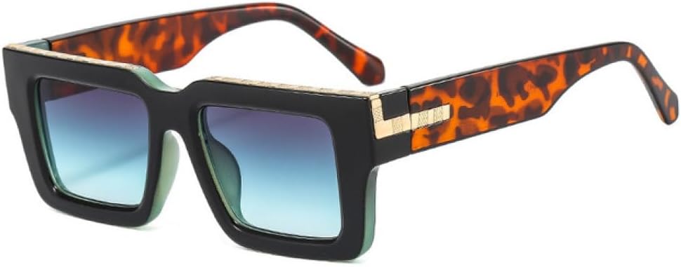 Модные квадратные солнцезащитные очки для женщин и мужчин в стиле панк, женские солнцезащитные очки в стиле стимпанк с защитой от УФ-излучения UV400 MTZJH, Black Green
Модные квадратные солнцезащитные очки для женщин и мужчин в стиле панк, женские солнцезащитные очки в стиле стимпанк с защитой от УФ-излучения UV400 MTZJH, Black Green