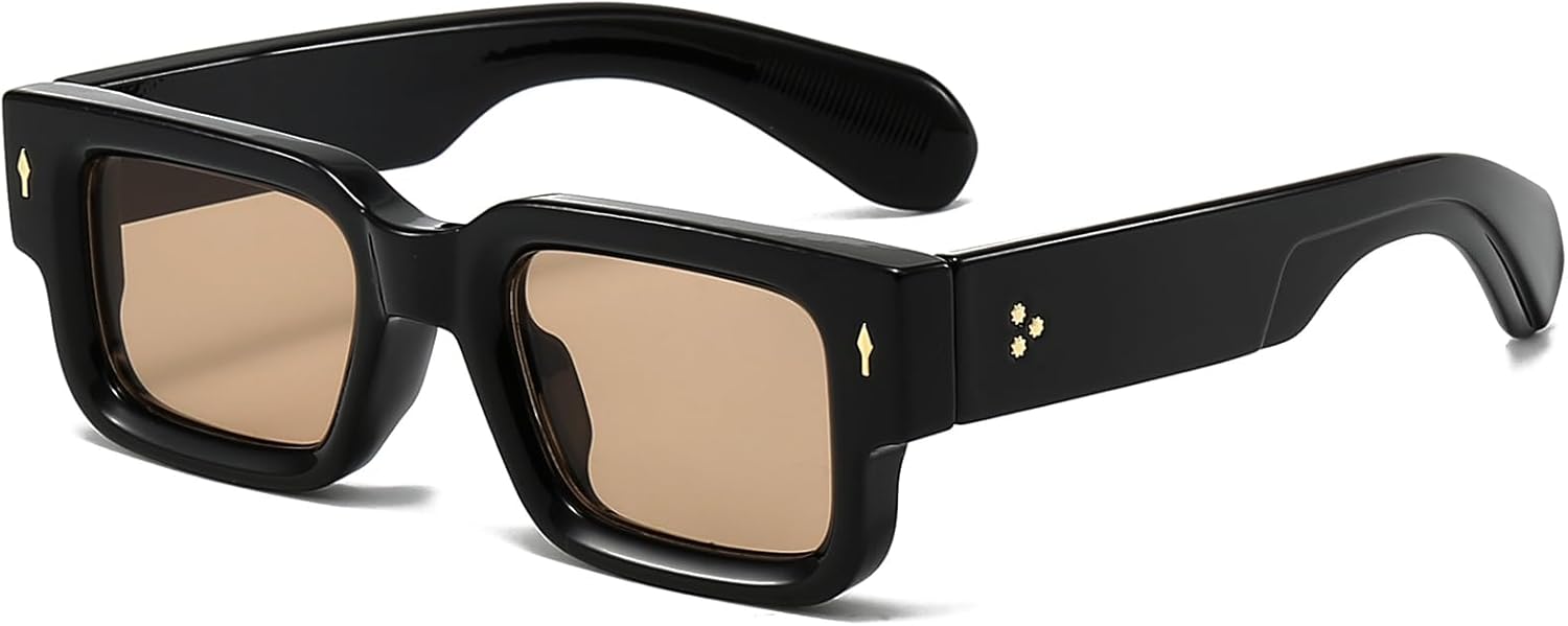 Солнцезащитные очки EYLRIM в толстой квадратной оправе для женщин и мужчин, массивные прямоугольные солнцезащитные очки черного цвета с защитой от УФ-излучения UV400, 04 Black/Champagne
Солнцезащитные очки EYLRIM в толстой квадратной оправе для женщин и мужчин, массивные прямоугольные солнцезащитные очки черного цвета с защитой от УФ-излучения UV400, 04 Black/Champagne