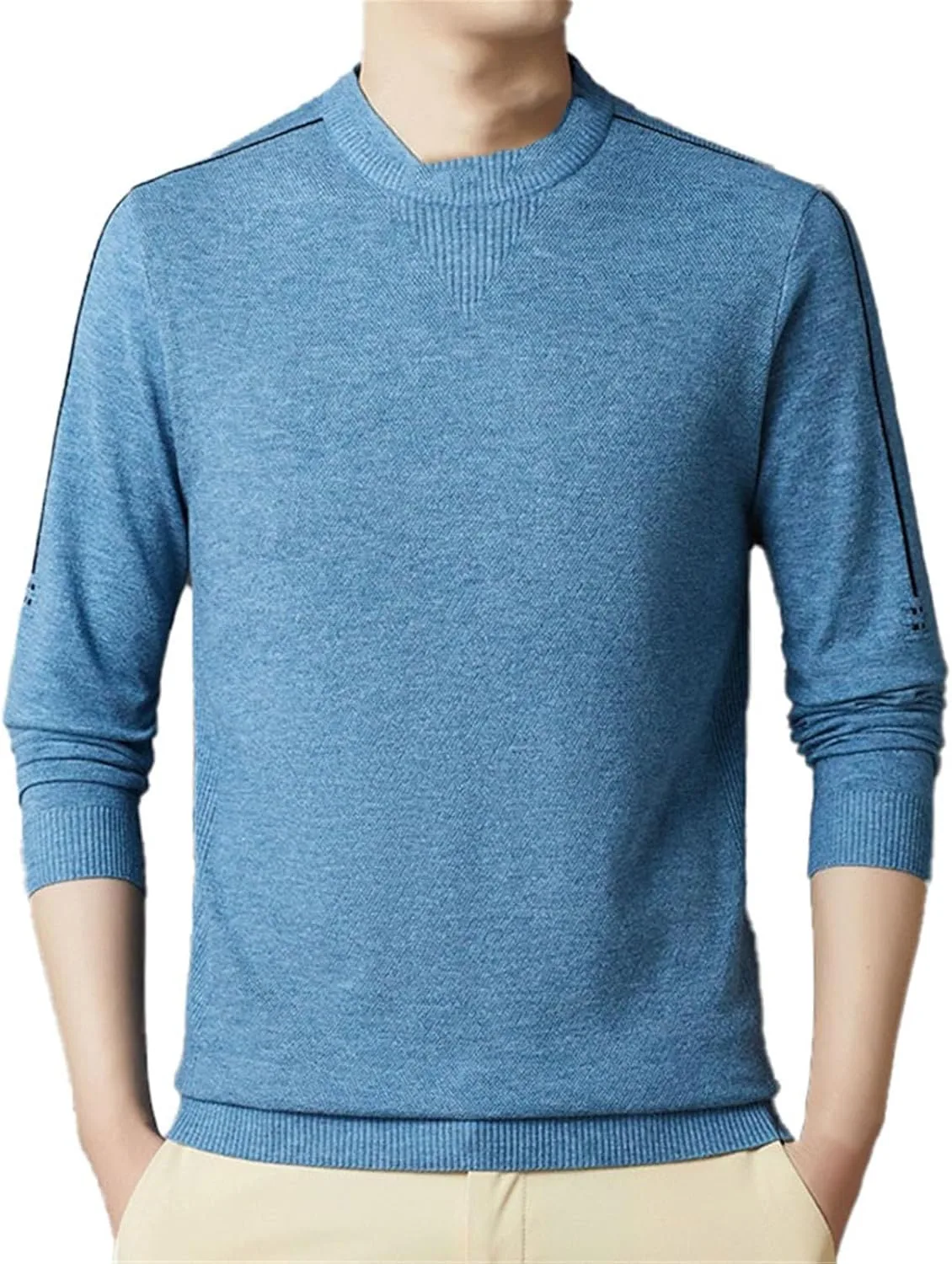 Мужской вязаный свитер с полувысоким воротником CXLCZNKG
Мужской вязаный свитер с полувысоким воротником CXLCZNKG