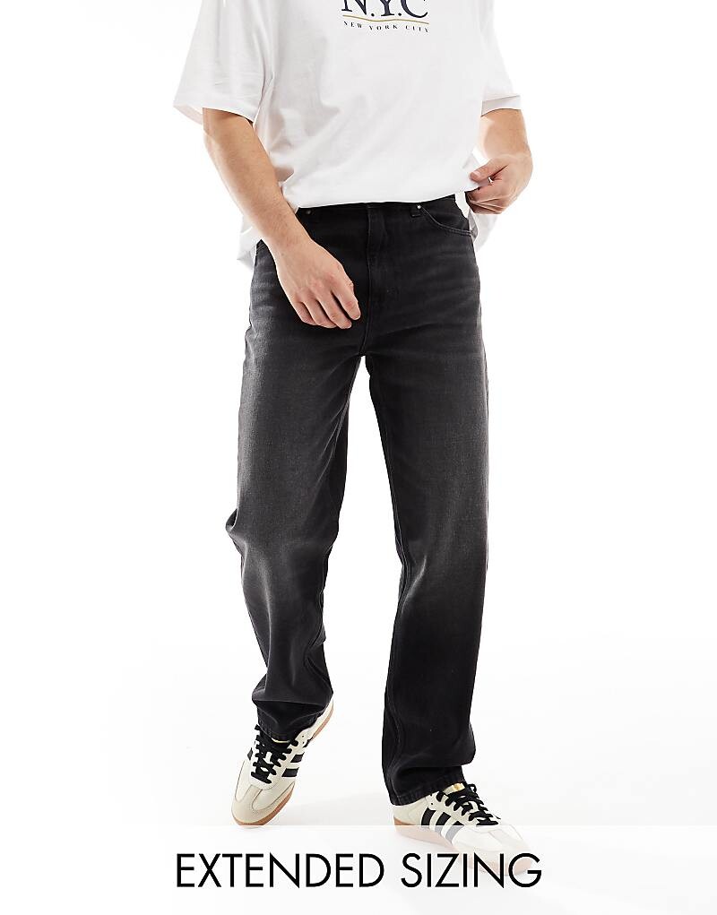 ASOS DESIGN – прямые джинсы черного цвета со светлой тонировкой
ASOS DESIGN – прямые джинсы черного цвета со светлой тонировкой