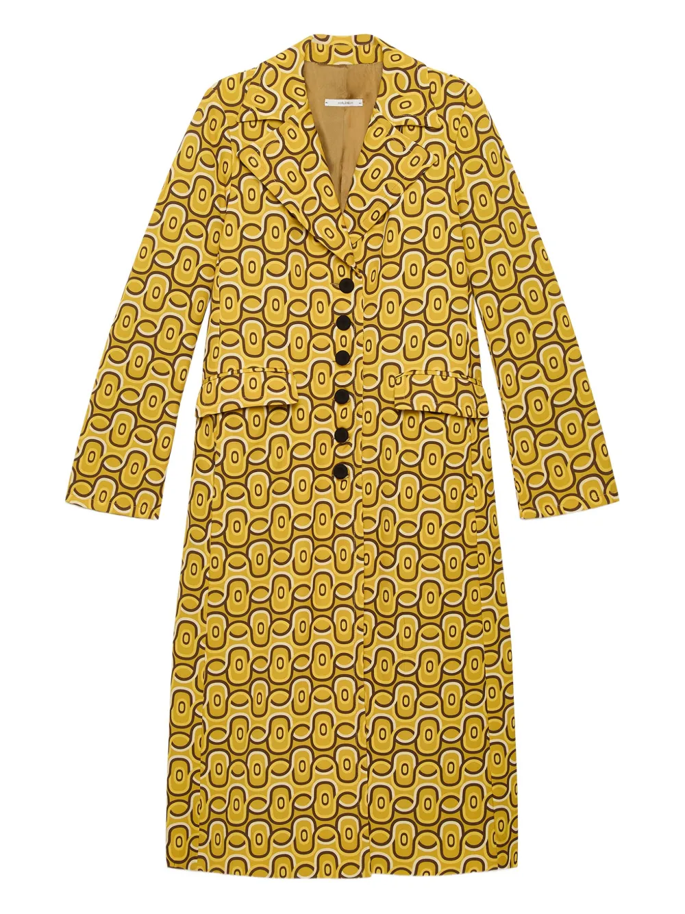 Пальто с геометричным принтом Maliparmi, желтый
Пальто с геометричным принтом Maliparmi, желтый