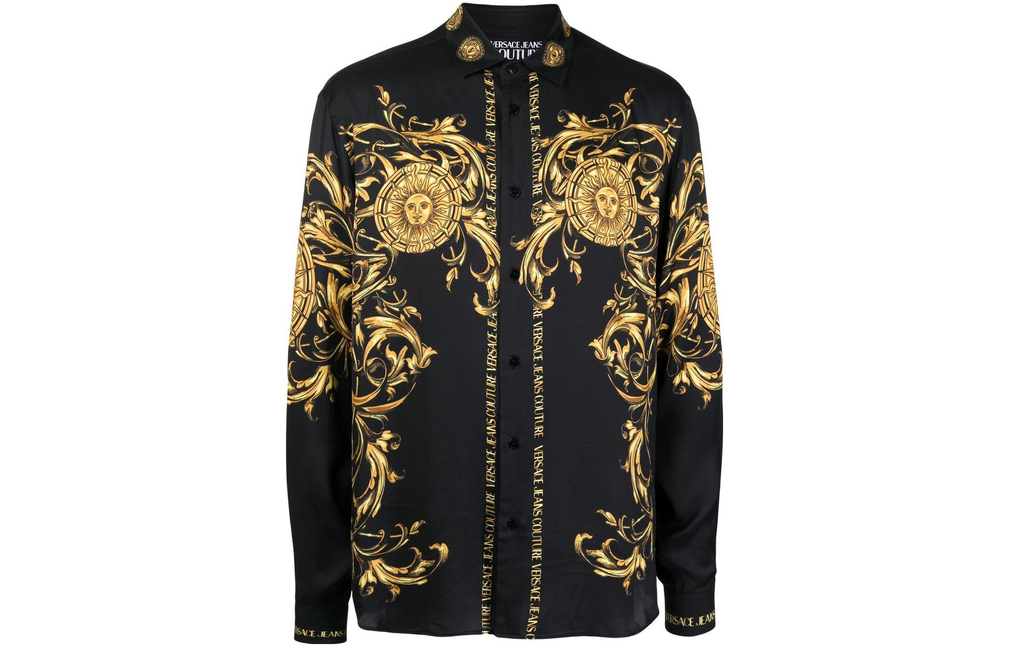 VERSACE JEANS COUTURE Мужская черная рубашка
VERSACE JEANS COUTURE Мужская черная рубашка