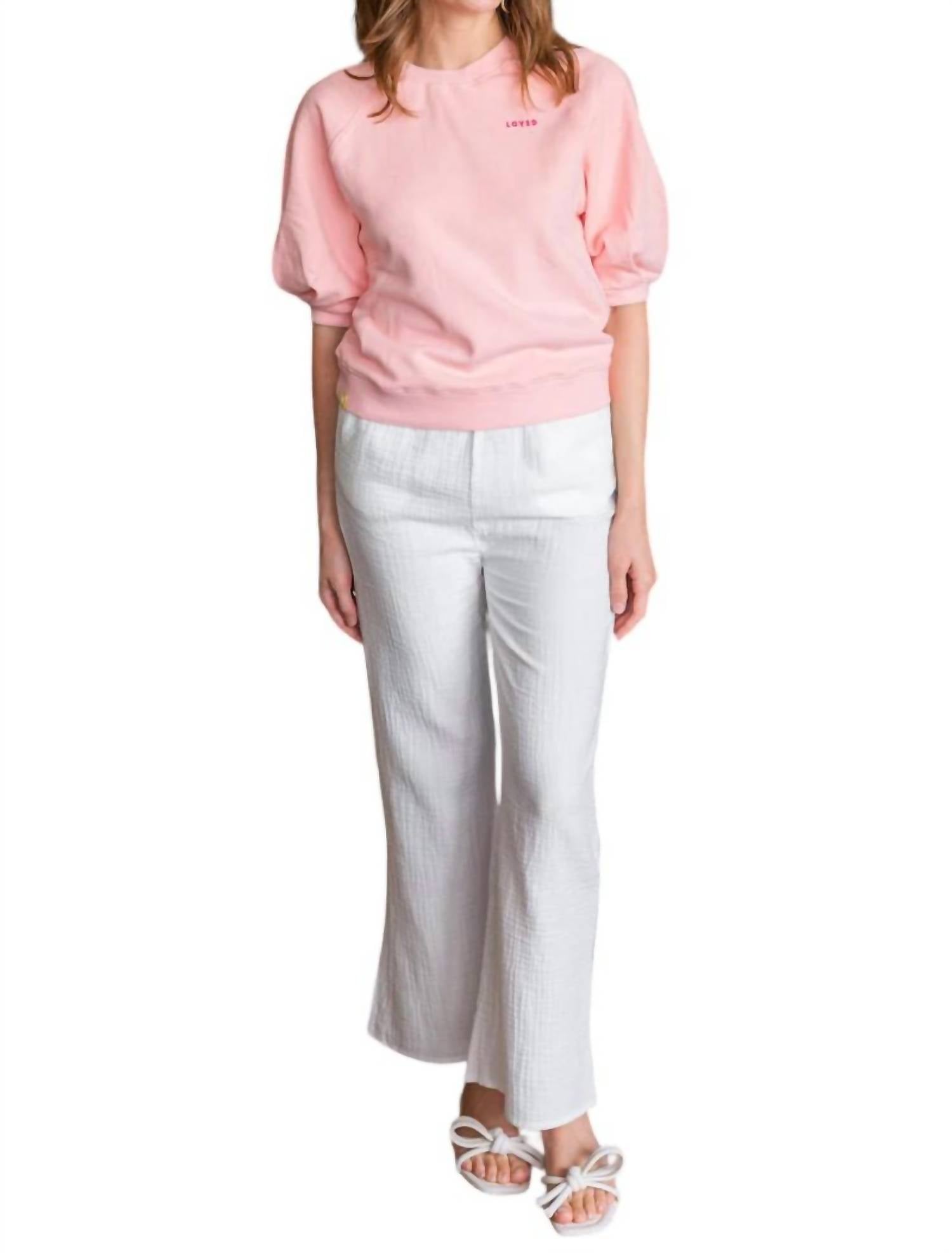 Брюки Nicole в белом цвете KERRI ROSENTHAL
Брюки Nicole в белом цвете KERRI ROSENTHAL