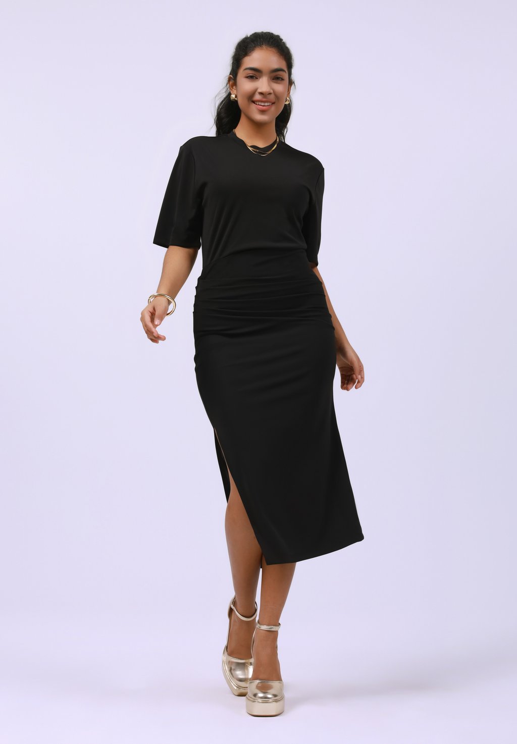 Платье из джерси Even&Odd, черный
Платье из джерси Even&Odd, черный