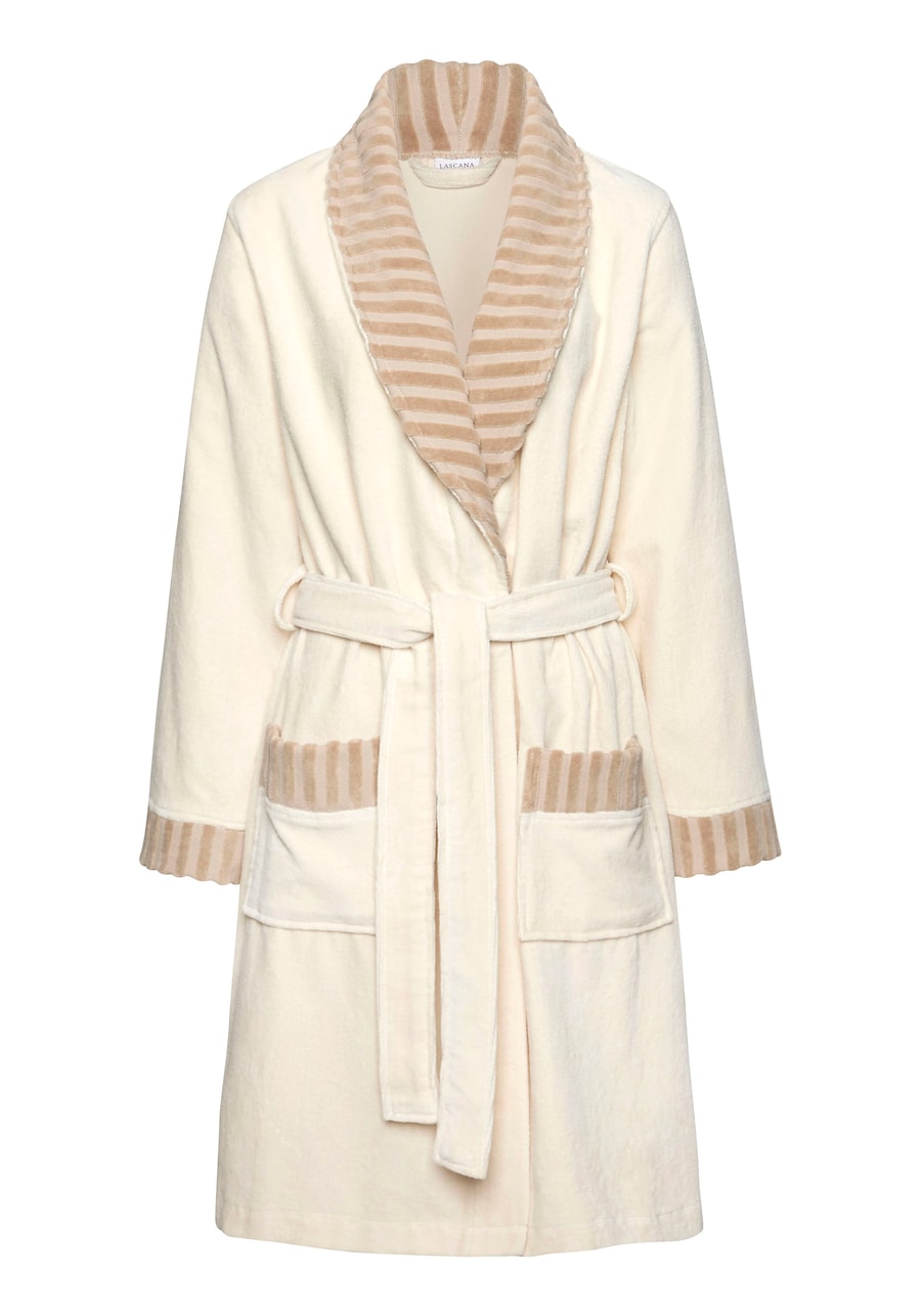 Длинный халат VIVANCE, бежевый
Длинный халат VIVANCE, бежевый