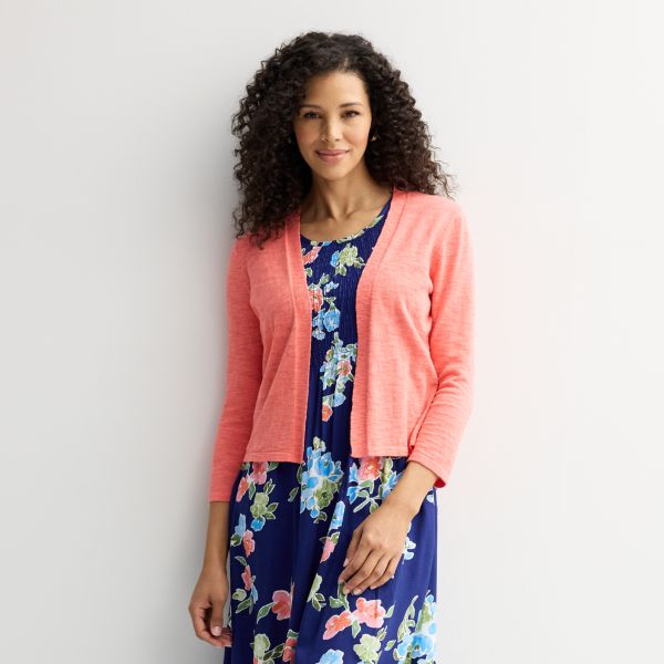 Маленький кардиган с открытым передом Croft & Barrow, цвет simply coral
Маленький кардиган с открытым передом Croft & Barrow, цвет simply coral