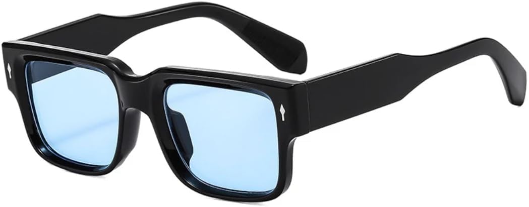 Ретро-заклепки украшают классическую квадратную оправу женских солнцезащитных очков класса люкс для мужчин, для путешествий и рыбалки, трендовые очки с защитой от УФ-излучения UV400 TVTBBVV, Black Blue
Ретро-заклепки украшают классическую квадратную оправу женских солнцезащитных очков класса люкс для мужчин, для путешествий и рыбалки, трендовые очки с защитой от УФ-излучения UV400 TVTBBVV, Black Blue