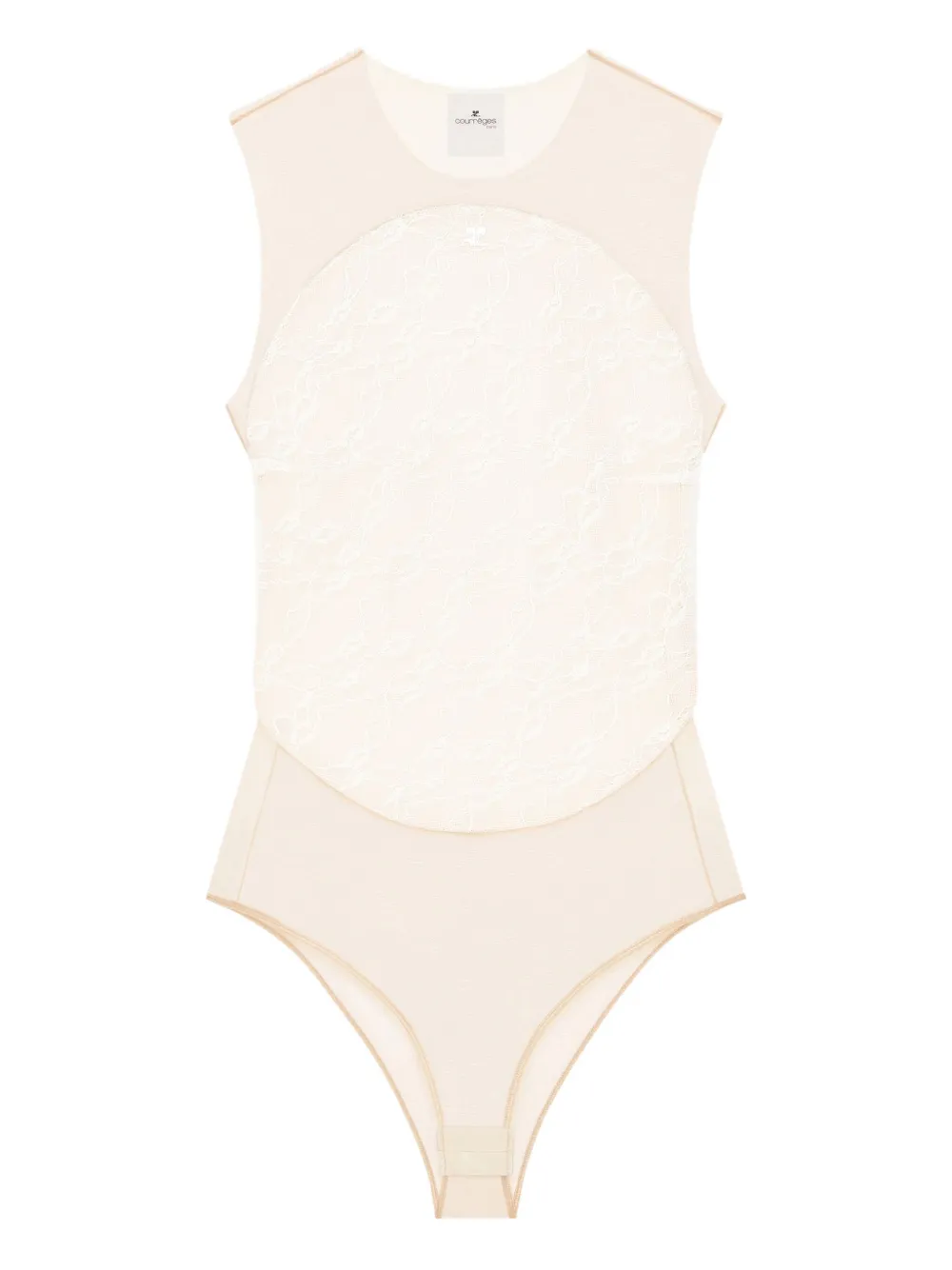 Кружевное боди Illusion Courrèges, нейтральный
Кружевное боди Illusion Courrèges, нейтральный