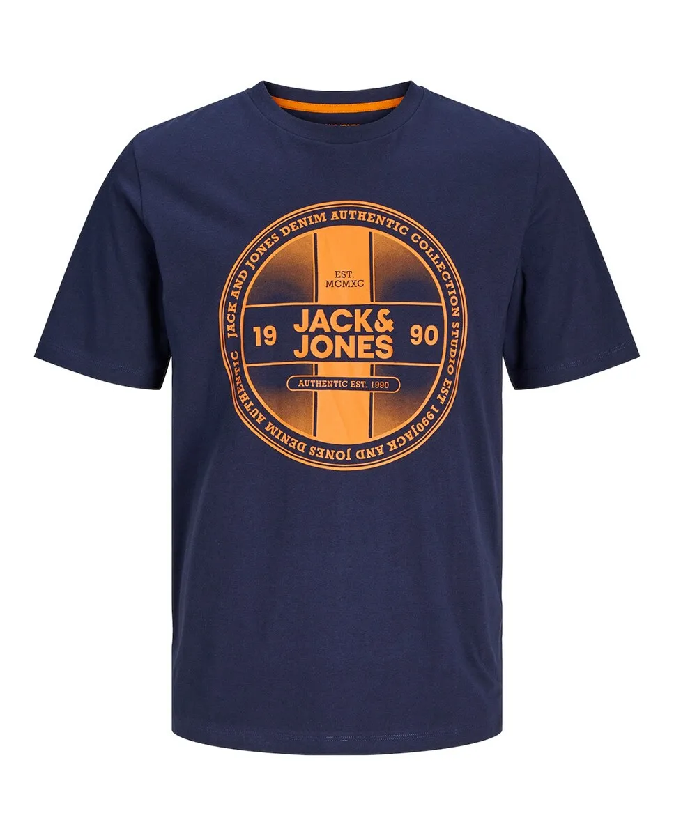 Мужская футболка с короткими рукавами и трафаретным логотипом сбоку Jack & Jones, темно-синий
Мужская футболка с короткими рукавами и трафаретным логотипом сбоку Jack & Jones, темно-синий