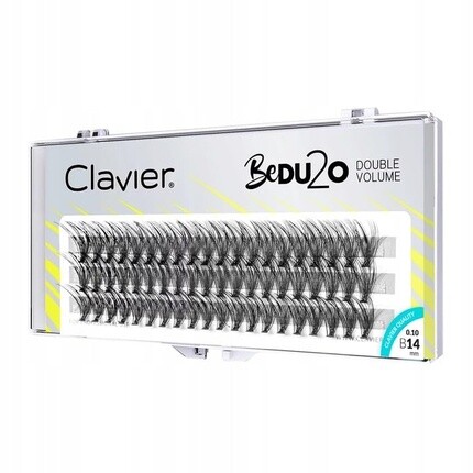 Искусственные ресницы Clavier в пучках BeDu2o Double Volume Различная длина от 8 до 14 мм Ультраобъем для идеального вида
Искусственные ресницы Clavier в пучках BeDu2o Double Volume Различная длина от 8 до 14 мм Ультраобъем для идеального вида