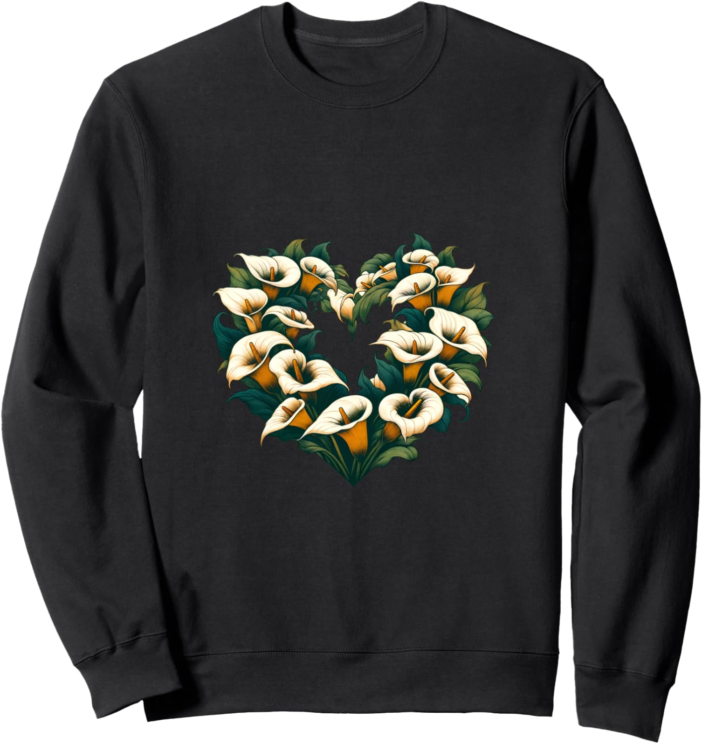 Весенняя толстовка с цветочным венком в форме сердца и каллами Spring Snugg, черный
Весенняя толстовка с цветочным венком в форме сердца и каллами Spring Snugg, черный
