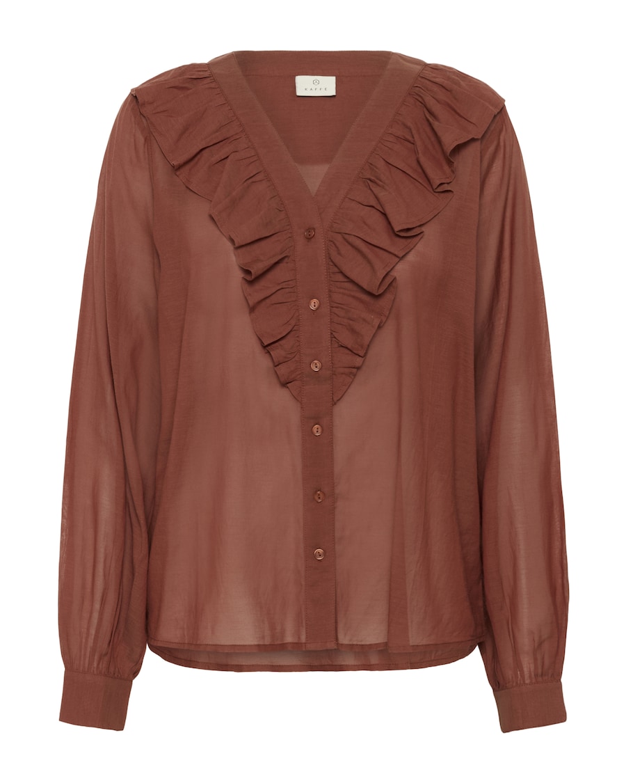 Блуза Kaffe, коричневый
Блуза Kaffe, коричневый