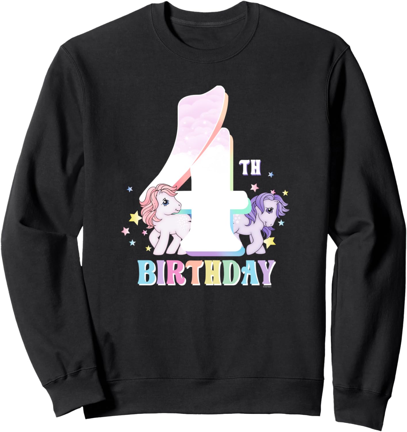 Толстовка с надписью «Блоссом и сахарная вата» в честь 4-летия My Little Pony, черный
Толстовка с надписью «Блоссом и сахарная вата» в честь 4-летия My Little Pony, черный