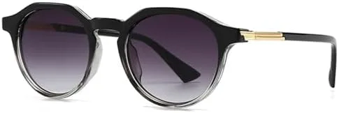 Солнцезащитные очки 2027 Round для женщин с градиентным покрытием, защита от УФ-излучения UV400, ретро-очки для мужчин в стиле панк MTZJH, Black Gray Gradient
Солнцезащитные очки 2027 Round для женщин с градиентным покрытием, защита от УФ-излучения UV400, ретро-очки для мужчин в стиле панк MTZJH, Black Gray Gradient