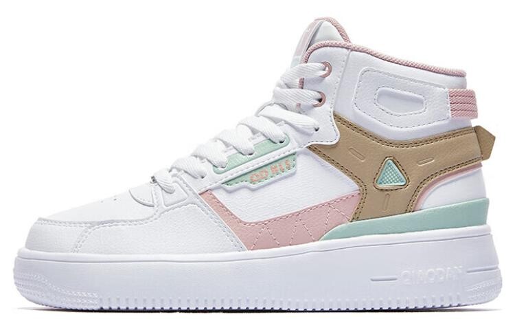 Кеды, скейтборд обувь женская высокая зеленый/розовый Qiaodan
Кеды, скейтборд обувь женская высокая зеленый/розовый Qiaodan