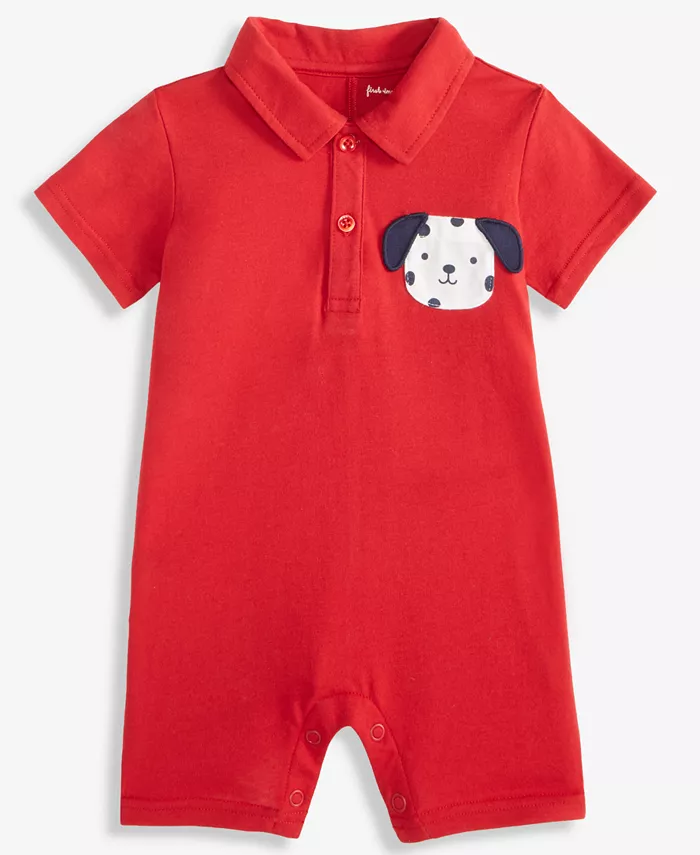 Детский комбинезон для мальчиков с карманом в виде собачки и воротником First Impressions, красный
Детский комбинезон для мальчиков с карманом в виде собачки и воротником First Impressions, красный