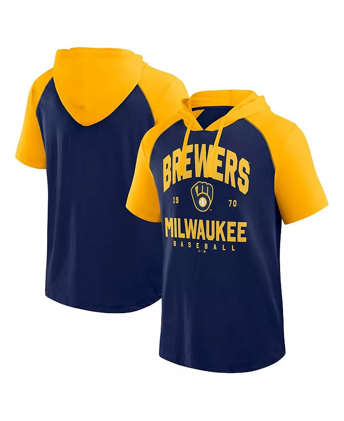 Мужская короткая толстовка с рукавом реглан Milwaukee Brewers Prime цвета Navy от Fanatics Logo Athletic
Мужская короткая толстовка с рукавом реглан Milwaukee Brewers Prime цвета Navy от Fanatics Logo Athletic