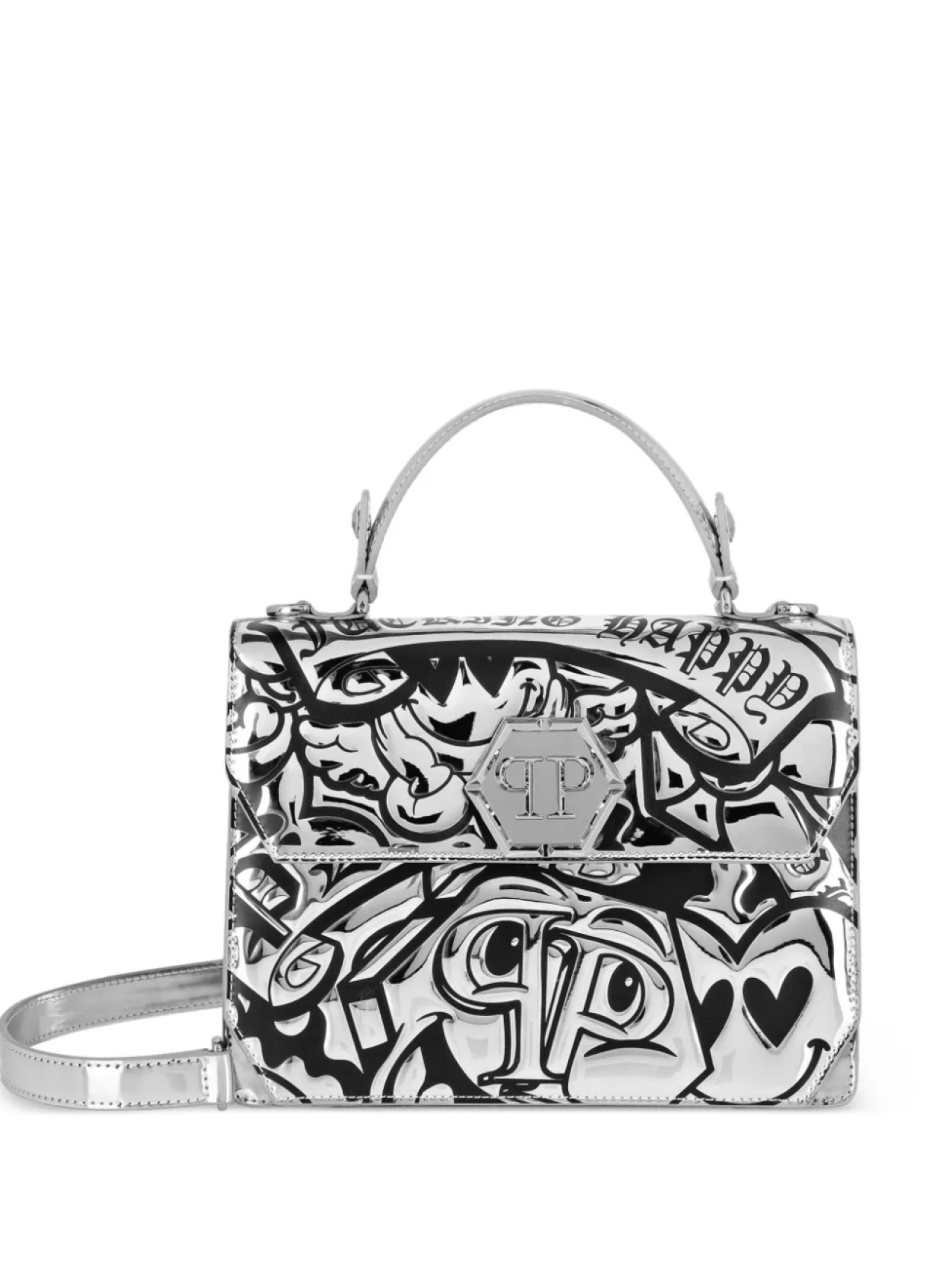 Philipp Plein сумка-тоут Mirror, серебристый
Philipp Plein сумка-тоут Mirror, серебристый
