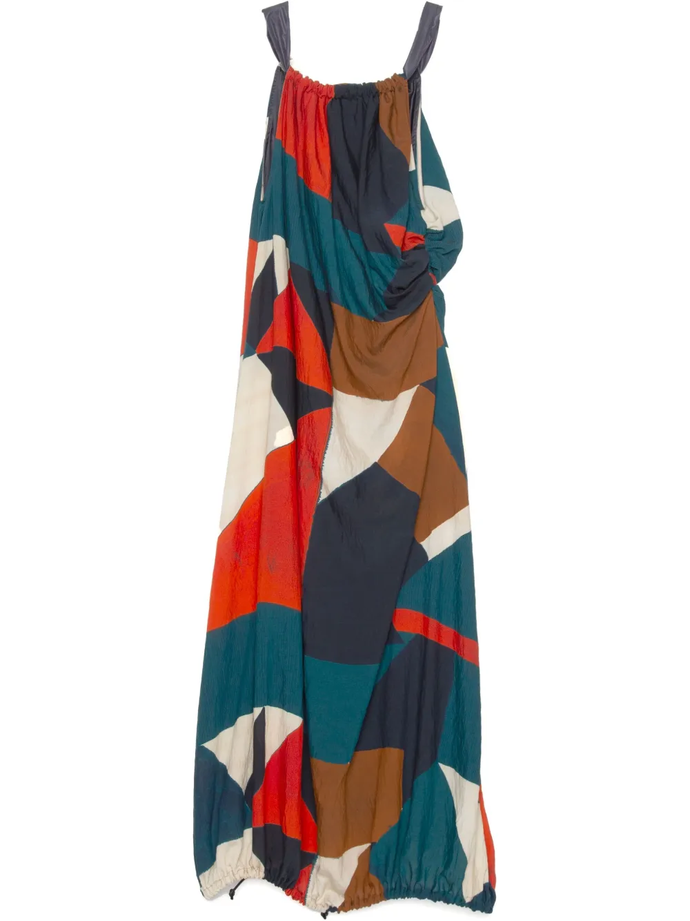 Платье миди с геометричным принтом Muller Of Yoshiokubo, синий
Платье миди с геометричным принтом Muller Of Yoshiokubo, синий