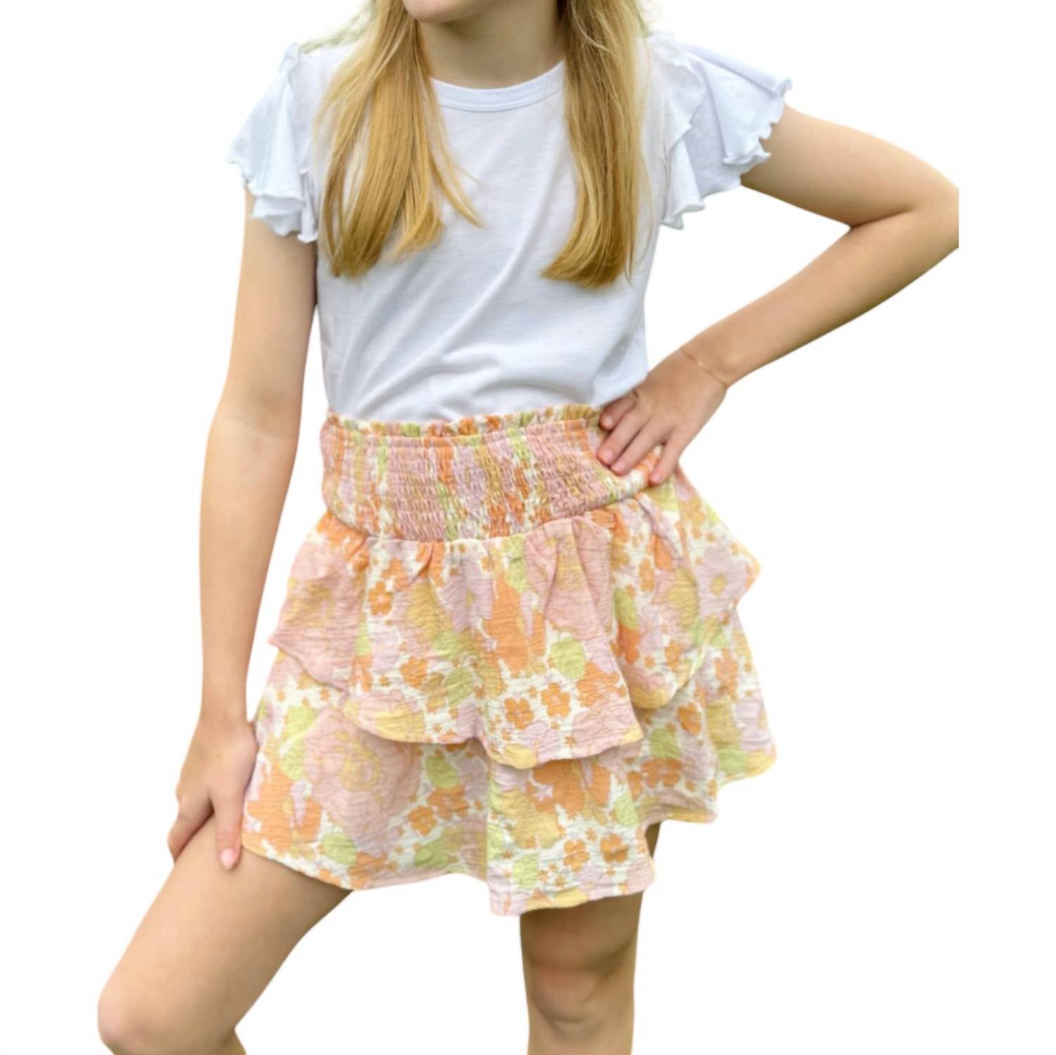 Футболка с рукавами-крылышками для девочки, белая KatieJnyc
Футболка с рукавами-крылышками для девочки, белая KatieJnyc