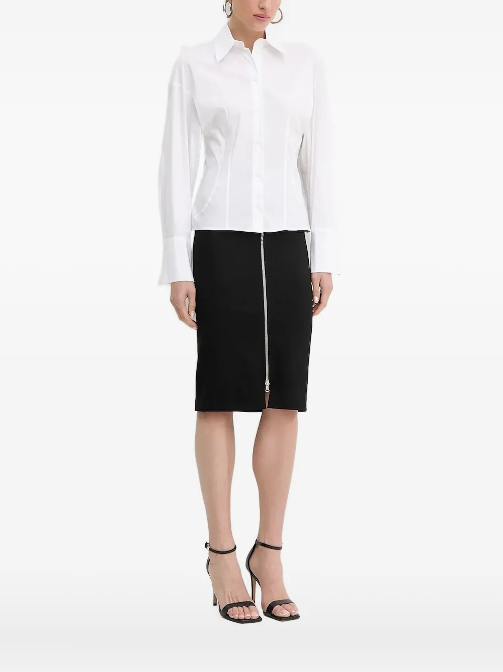 Рубашка с приталенными манжетами и застежкой на пуговицы Patrizia Pepe, белый
Рубашка с приталенными манжетами и застежкой на пуговицы Patrizia Pepe, белый