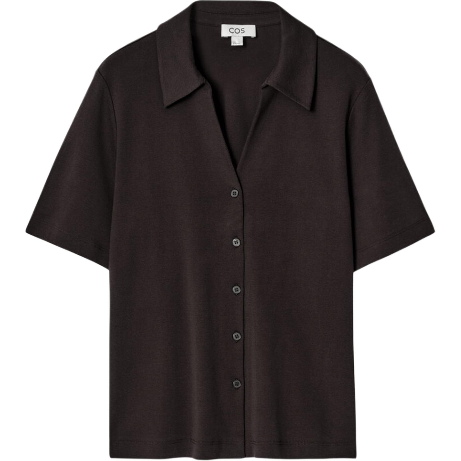 COS Женская рубашка темно-коричневая
COS Женская рубашка темно-коричневая