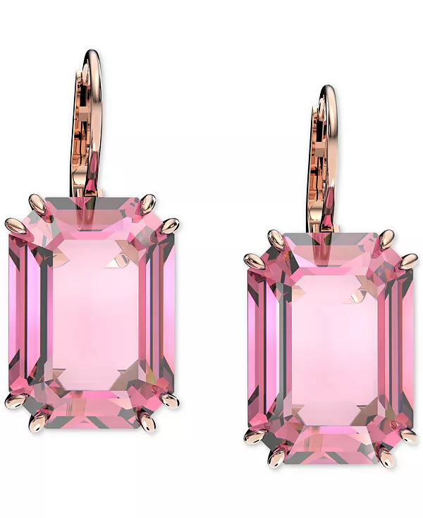 Серьги-Подвески с восьмиугольными кристаллами Swarovski, pink
Серьги-Подвески с восьмиугольными кристаллами Swarovski, pink