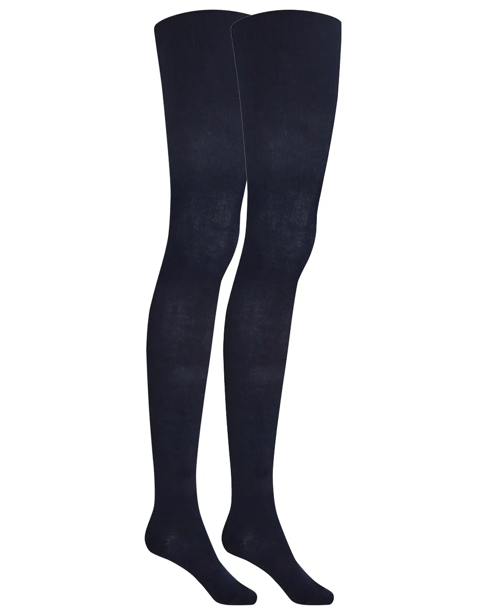 В упаковке 2 однотонных хлопковых детских колготок Punto Blanco, темно-синий
В упаковке 2 однотонных хлопковых детских колготок Punto Blanco, темно-синий