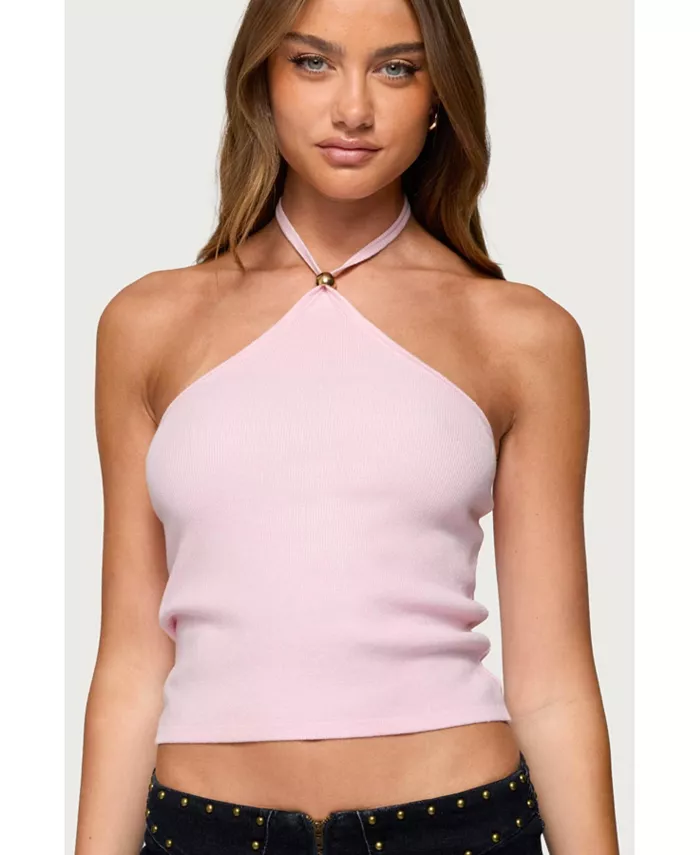 Женский трикотажный топ Hollis Halter Edikted, розовый
Женский трикотажный топ Hollis Halter Edikted, розовый