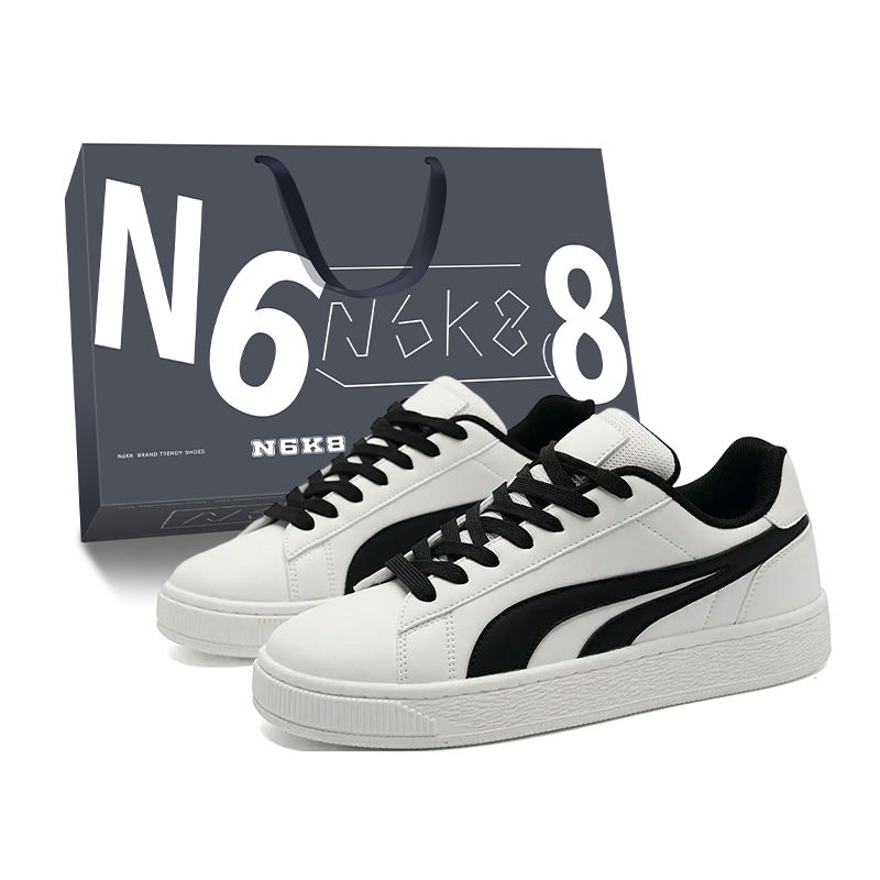 N6K8 Скользоустойчивые износостойкие низкие скейтерские кроссовки унисекс белые, цвет White
N6K8 Скользоустойчивые износостойкие низкие скейтерские кроссовки унисекс белые, цвет White