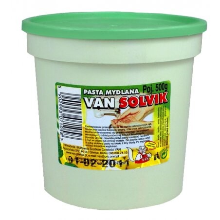 Мыльная паста Solvik по охране труда и технике безопасности 500г, Inne
Мыльная паста Solvik по охране труда и технике безопасности 500г, Inne
