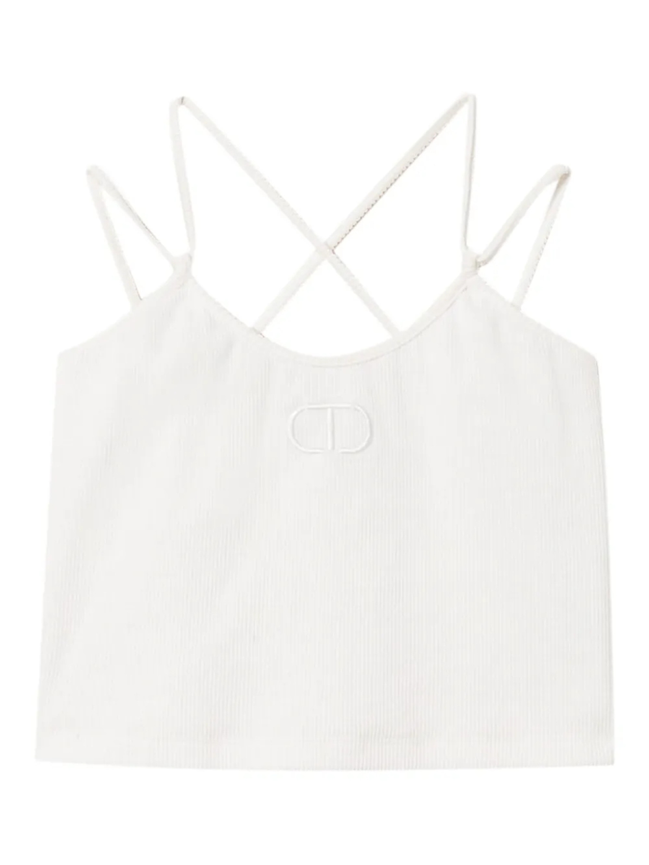 Топ с мелкими ребрами TWINSET Kids, белый
Топ с мелкими ребрами TWINSET Kids, белый