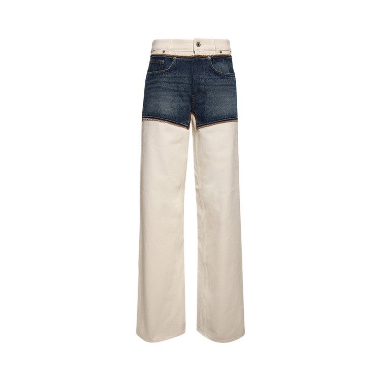 Джинсы Jean Paul Gaultier Petit Grand Denim Jeans, Ecru/Vintage Blue
Джинсы Jean Paul Gaultier Petit Grand Denim Jeans, Ecru/Vintage Blue