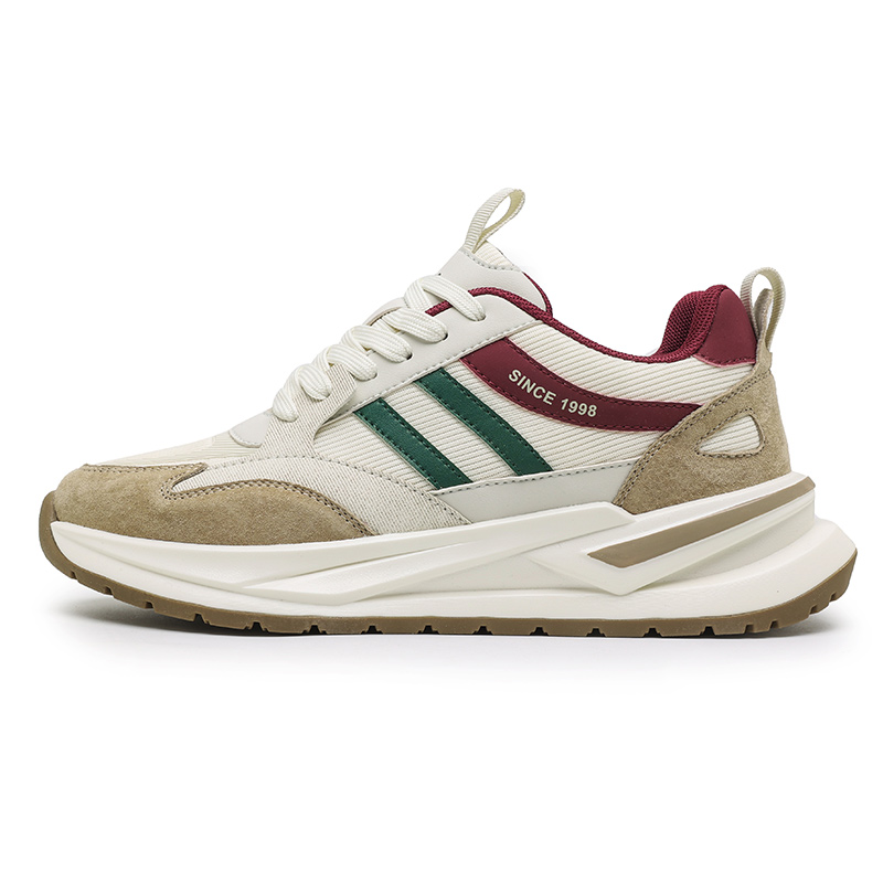 Mulinsen Низкие повседневные кроссовки мужские с дышащей сетчатой поверхностью в бежево-красном цвете, цвет Breathable Mesh Surface in Beige Red
Mulinsen Низкие повседневные кроссовки мужские с дышащей сетчатой поверхностью в бежево-красном цвете, цвет Breathable Mesh Surface in Beige Red