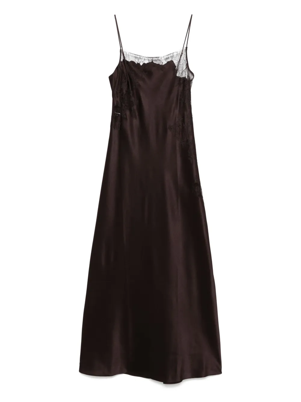 Длинное шелковое платье Carine Gilson, коричневый
Длинное шелковое платье Carine Gilson, коричневый