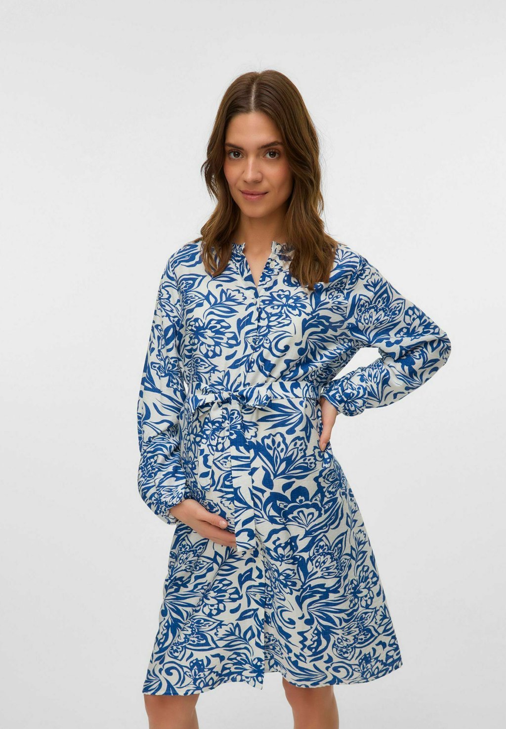 Платье-рубашка MAMALICIOUS, белый
Платье-рубашка MAMALICIOUS, белый