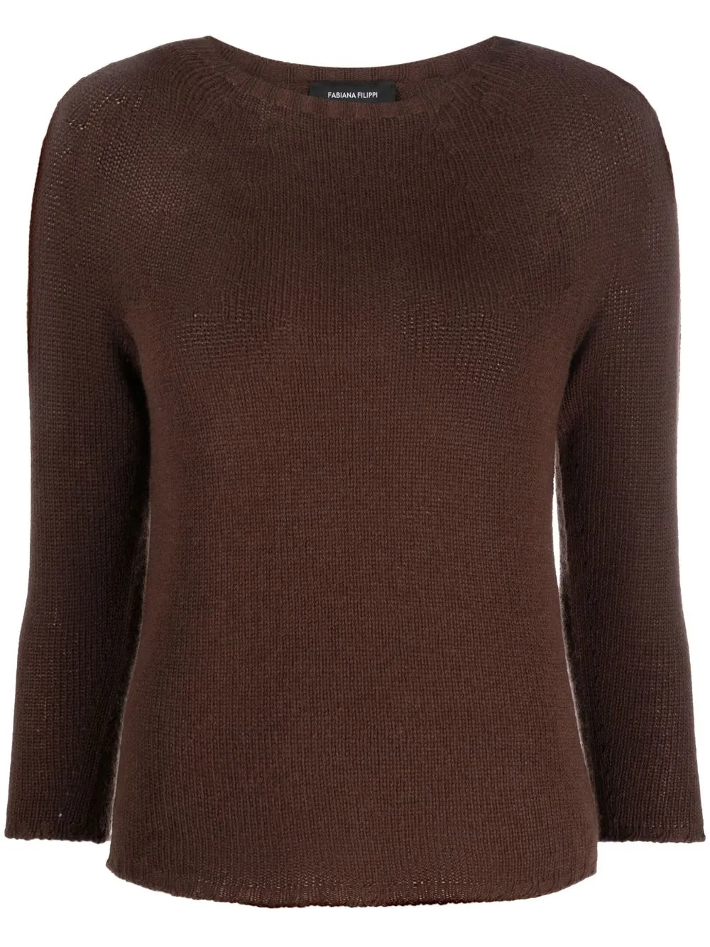 Кашемировый джемпер с вырезом-лодочкой Fabiana Filippi, коричневый
Кашемировый джемпер с вырезом-лодочкой Fabiana Filippi, коричневый