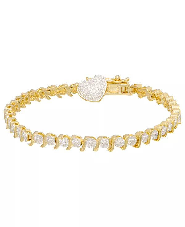 Браслет с подвеской в виде сердца с бриллиантовым акцентом Macy'S, gold
Браслет с подвеской в виде сердца с бриллиантовым акцентом Macy'S, gold