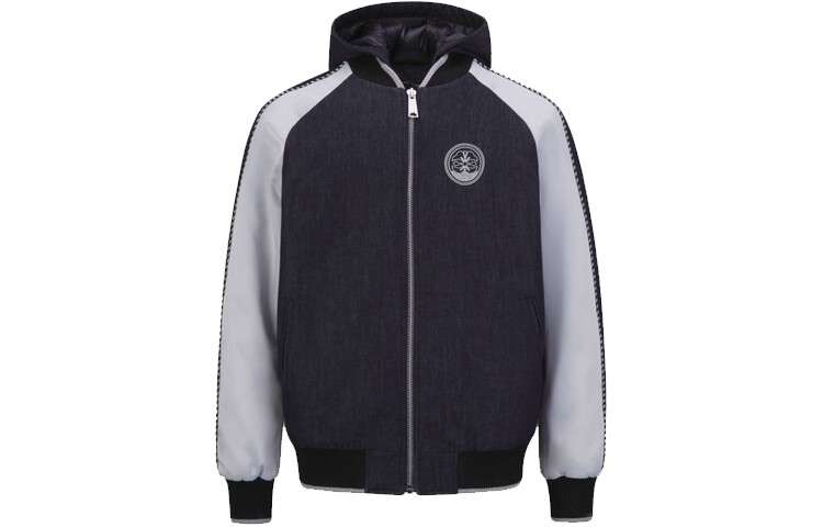 Стеганая куртка мужская джинсовая синяя/черная Evisu, синий/черный
Стеганая куртка мужская джинсовая синяя/черная Evisu, синий/черный