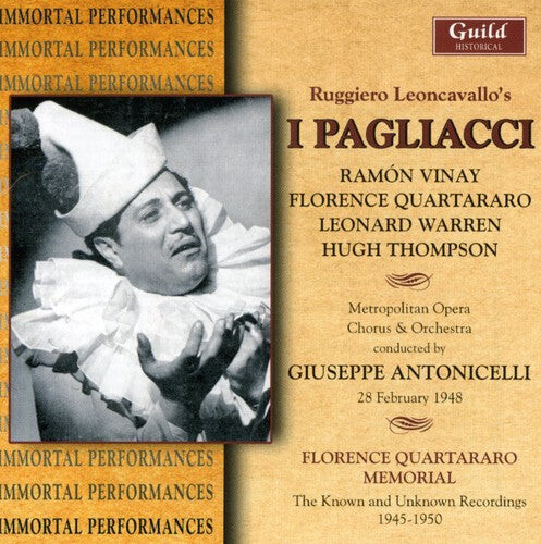 CD диск Vinay / Quartararo / Warren: Pagliacci & Quartararo
CD диск Vinay / Quartararo / Warren: Pagliacci & Quartararo